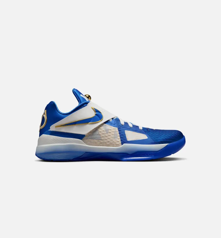Zoom KD 4 MVP Mens Lifestyle Shoe - Hyper Royal/Summit White/Metallic Gold sold by Nice Kicks Retail