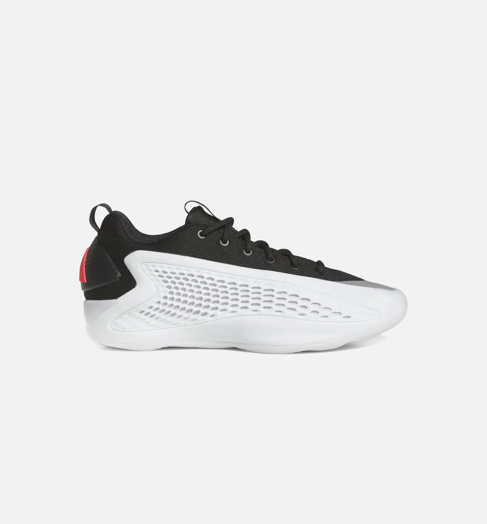 Anthony Edwards 1 Low Mens Basketball Shoe - White/Core Black/Lucid Red sold by Nice Kicks Retail
