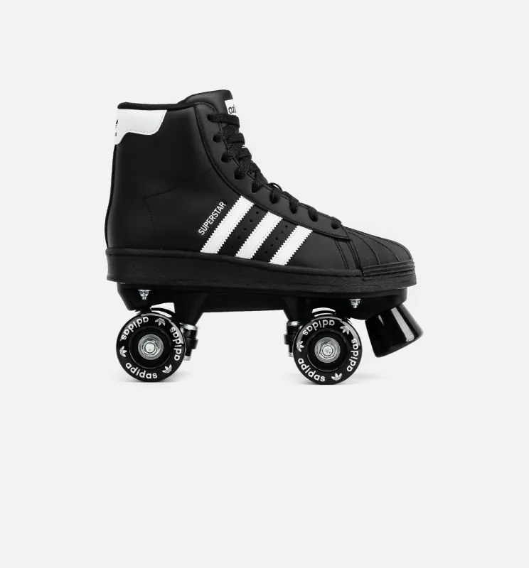 Superstar 82 Skate Womens Lifestyle Shoe - Core Black/Cloud White/Silver Metallic made by Adidas
