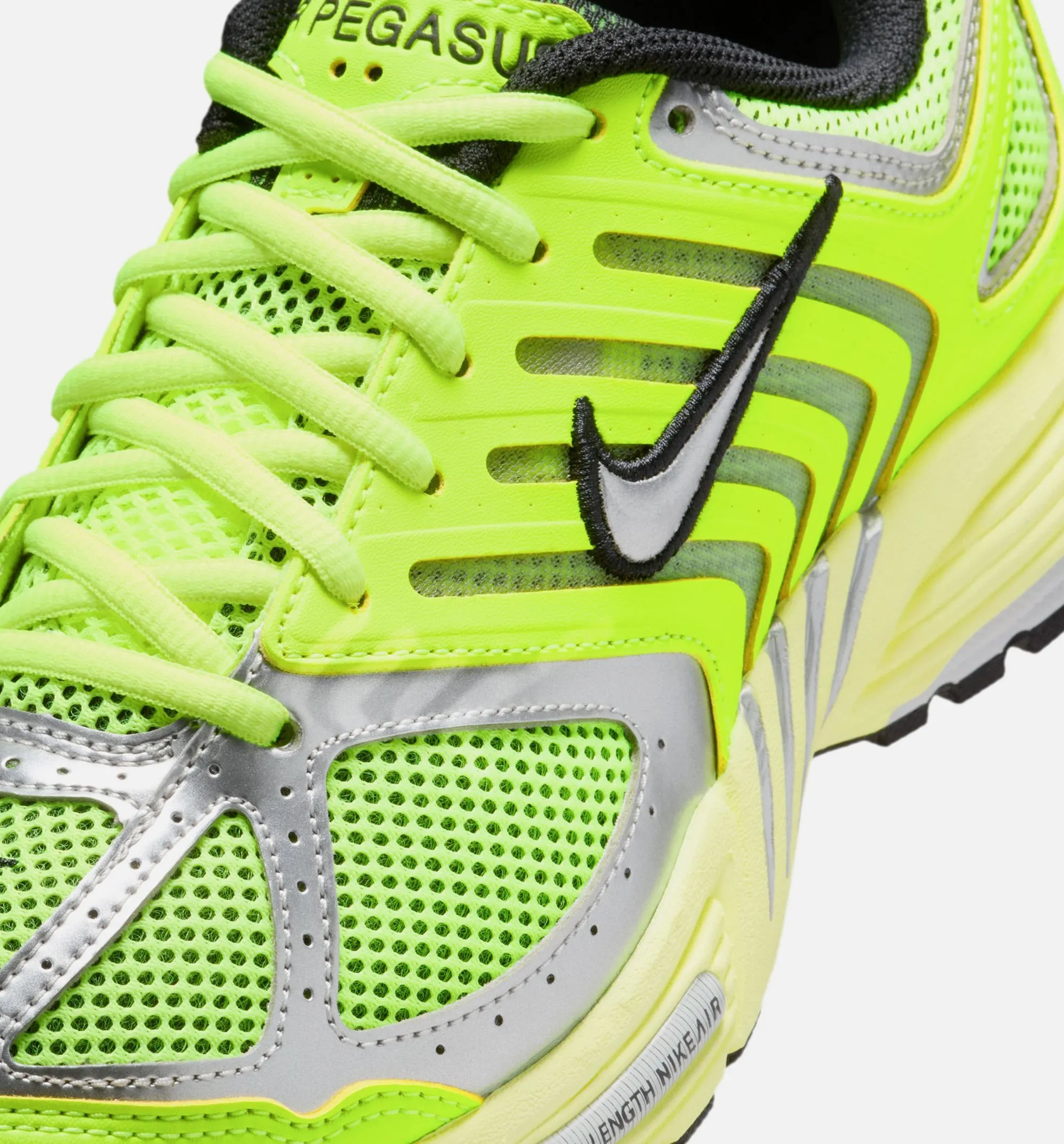 Air Pegasus 2025 Womens Lifestyle Shoe - Volt/Metallic Silver/Black/Pure Platinum sold by Nice Kicks Retail product image thumbnail 2