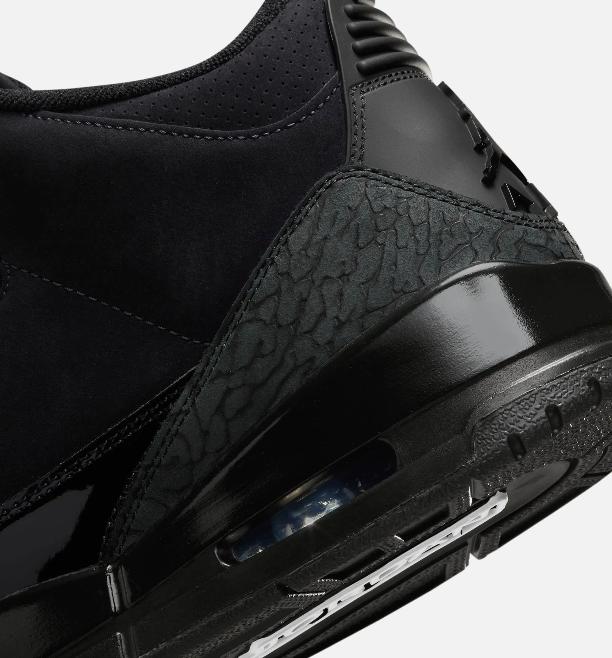 Air Jordan 3 Retro Black Cat Mens Lifestyle Shoe - Black/Dark Charcoal/Black Free Shipping sold by Nice Kicks Retail product image thumbnail 3