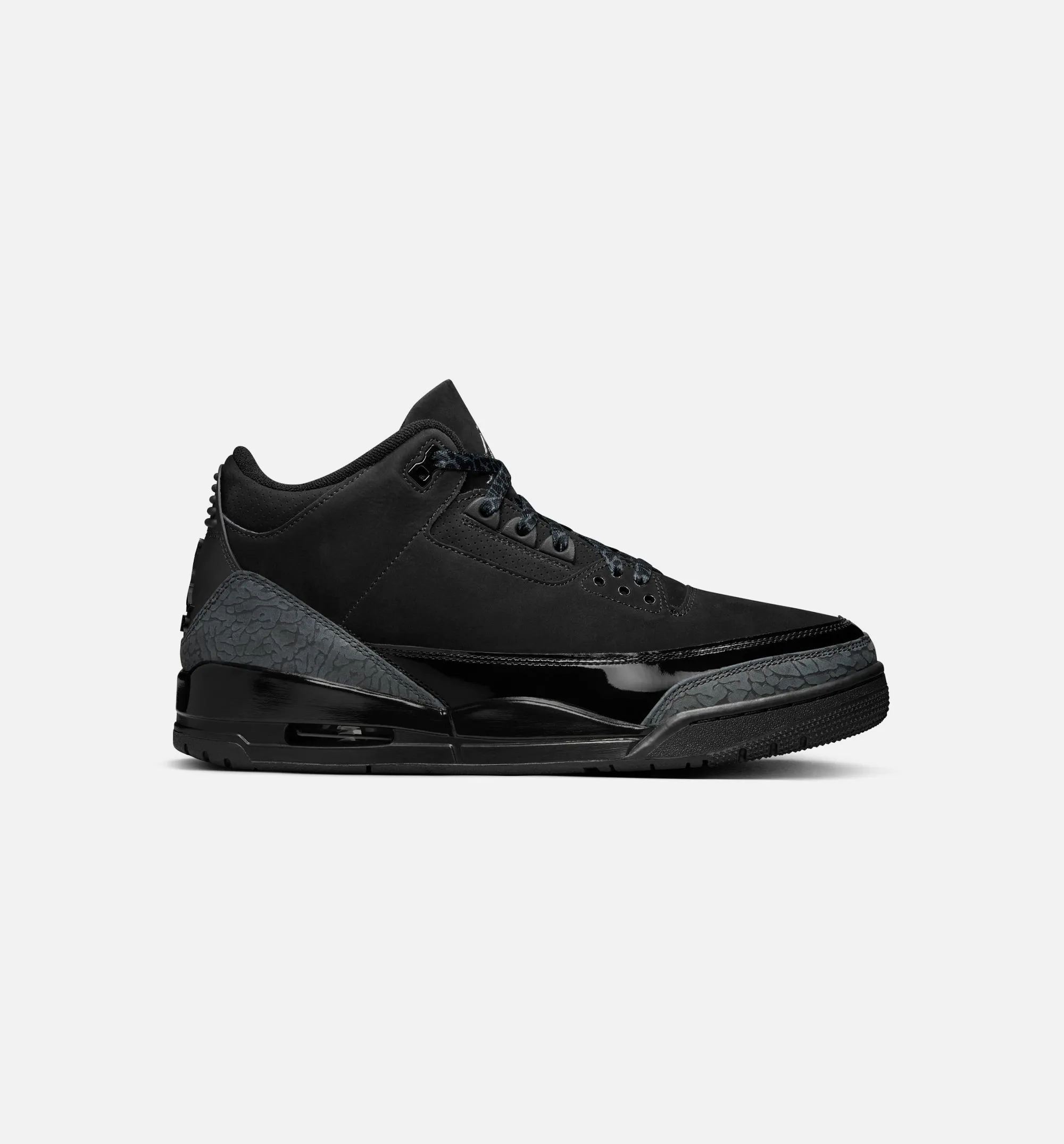 Air Jordan 3 Retro Black Cat Mens Lifestyle Shoe - Black/Dark Charcoal/Black Free Shipping sold by Nice Kicks Retail