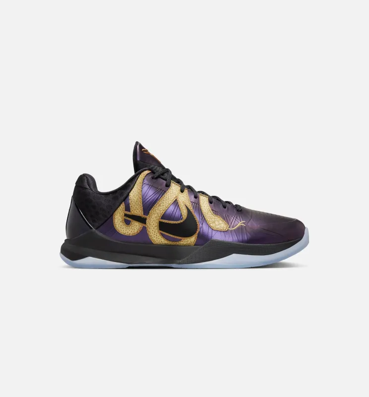 Kobe 5 Protro Year Of The Mamba Mens Lifestyle Shoe - Eggplant/Black/Metallic Gold Limit One Per Customer sold by Nice Kicks Retail