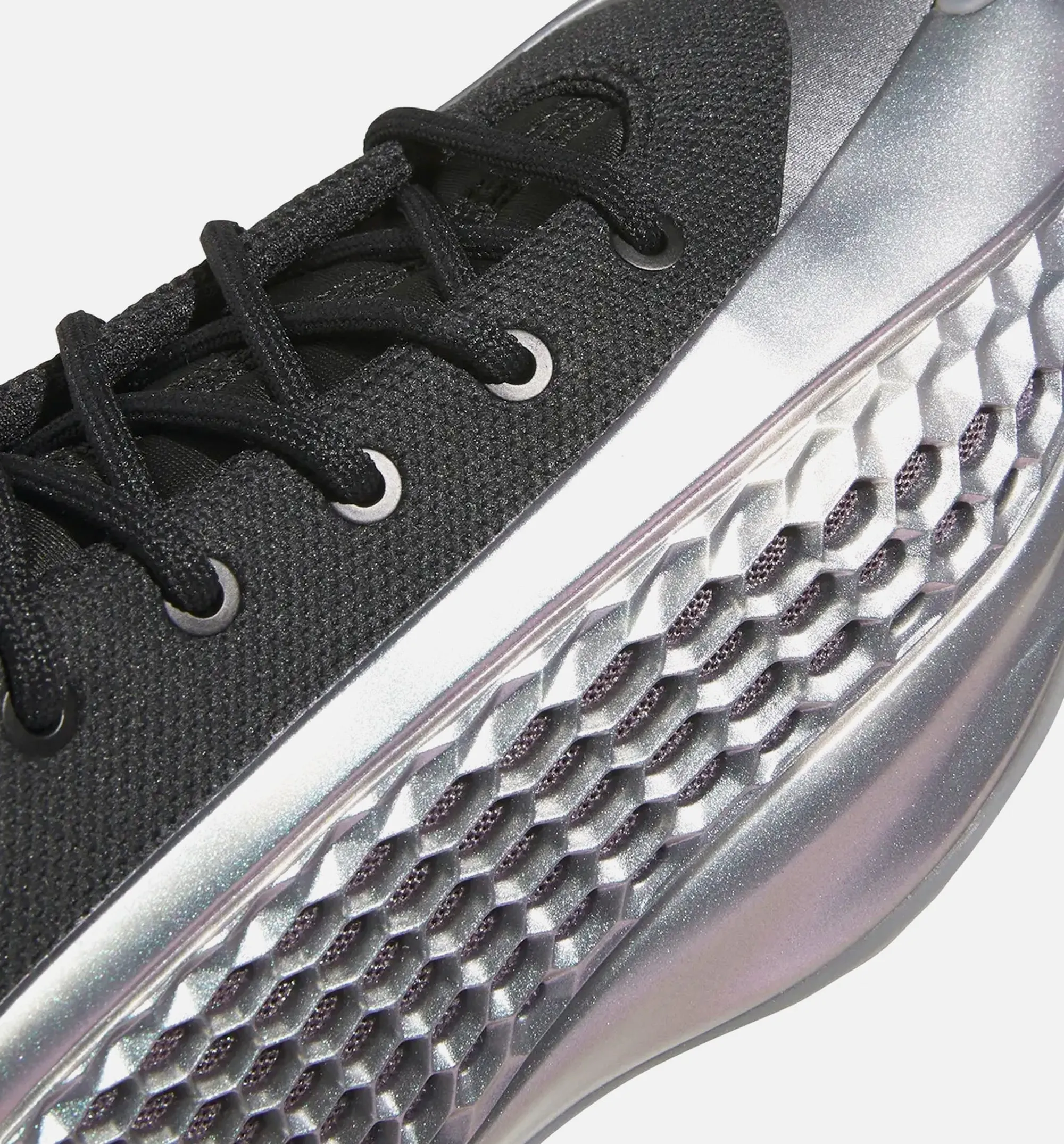 Anthony Edwards 1 Low Iron Sharpens Mens Basketball Shoe - Iron Metallic/Core Black/Solar Orange) sold by Nice Kicks Retail product image thumbnail 2