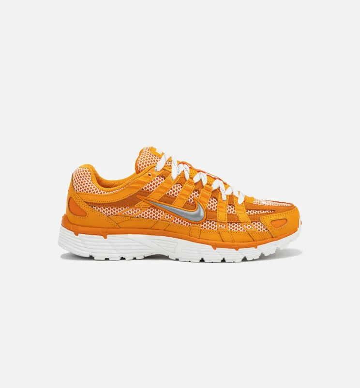 P 6000 Premium Mens Lifestyle Shoe - Kumquat/Metallic Silver/Magma Orange made by Nike