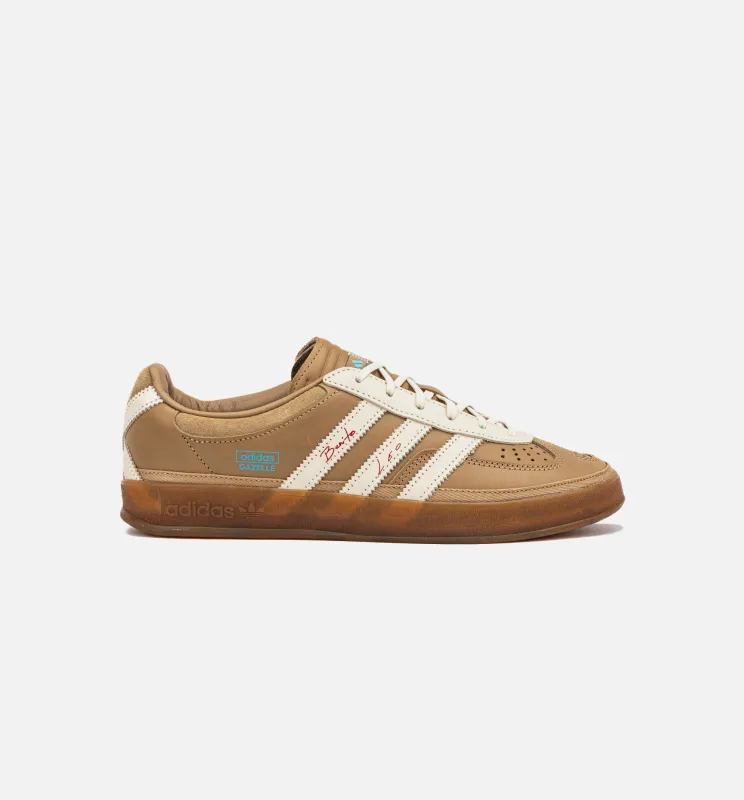 Lionel Messi x Bad Bunny x Gazelle Indoor Cardboard Mens Lifestyle Shoe - Cardboard/Cream White/Wild Brown made by Adidas
