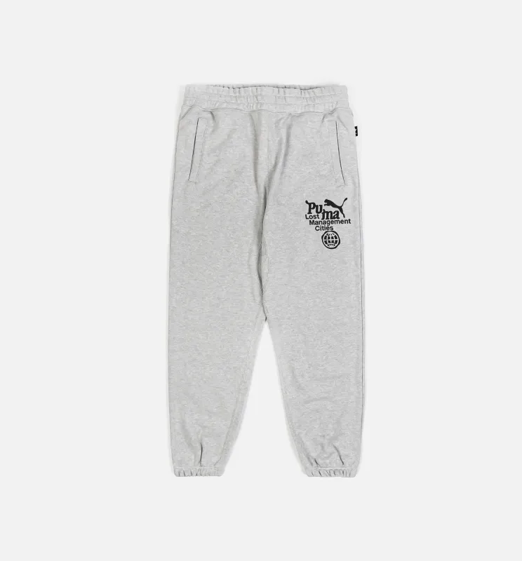 Lost Management Cities Joggers Mens Pants - Grey made by Puma