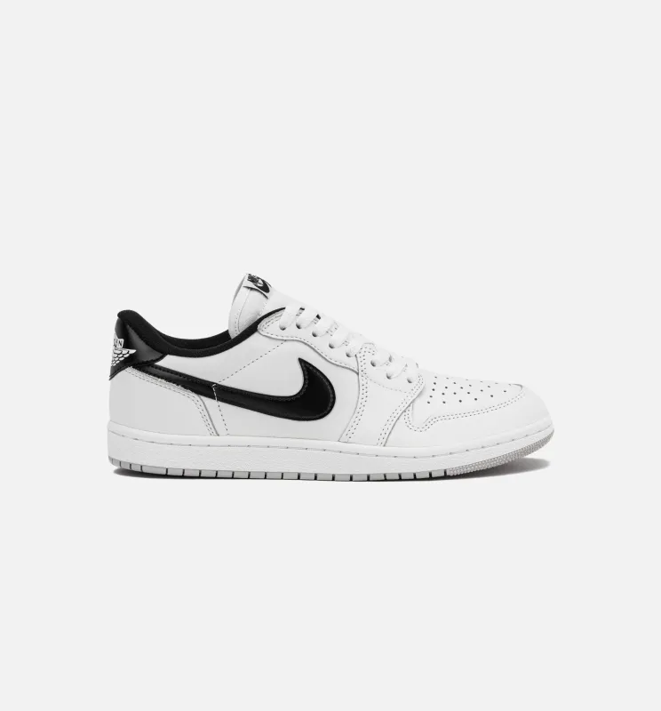 Air Jordan 1 Low 85 Metallic Black Mens Lifestyle Shoe - White/Black/Neutral Grey made by Jordan