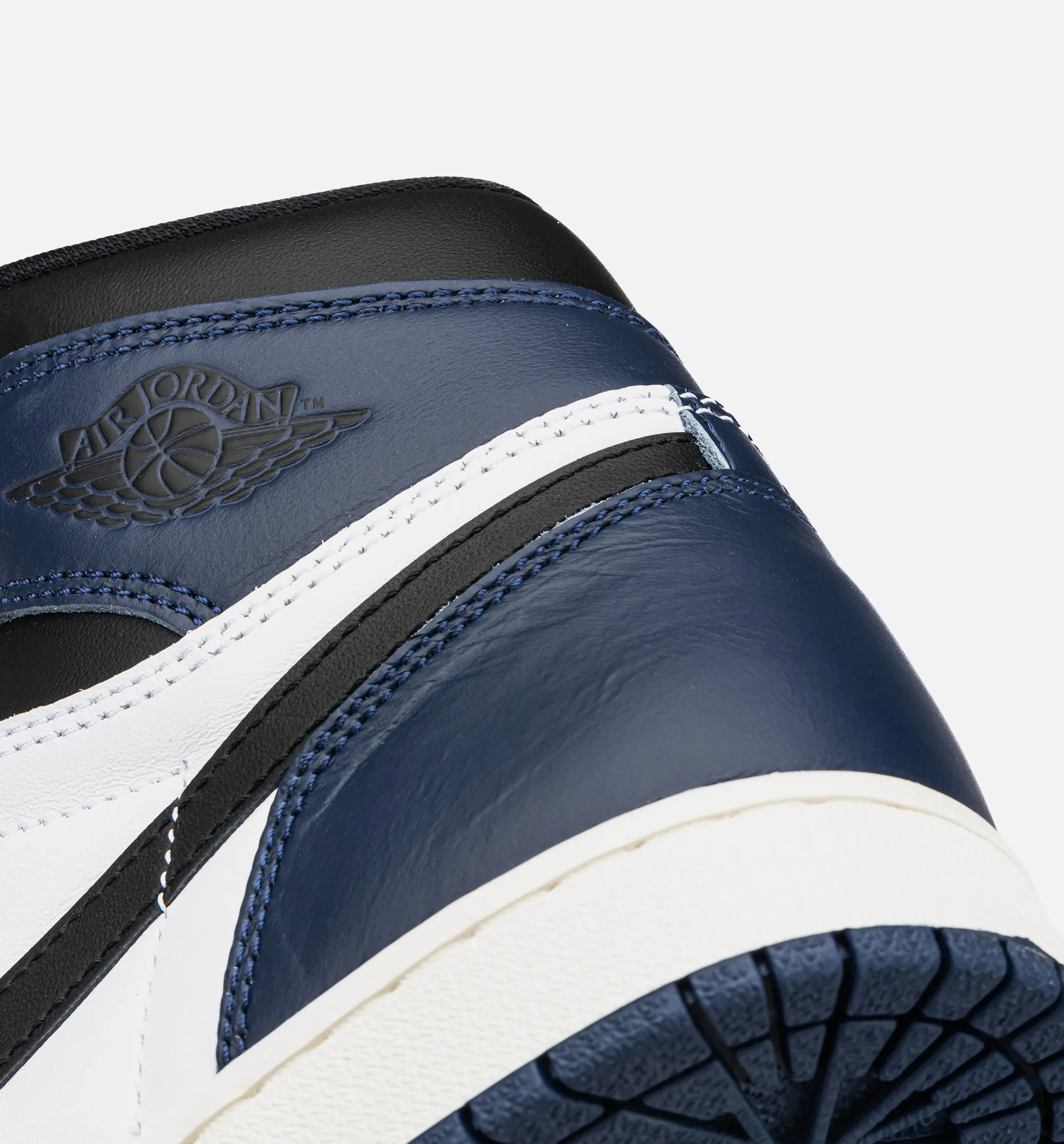 Air Jordan 1 Retro High OG Midnight Navy Mens Lifestyle Shoe - Midnight Navy/Black/White/Sail sold by Nice Kicks Retail product image thumbnail 3