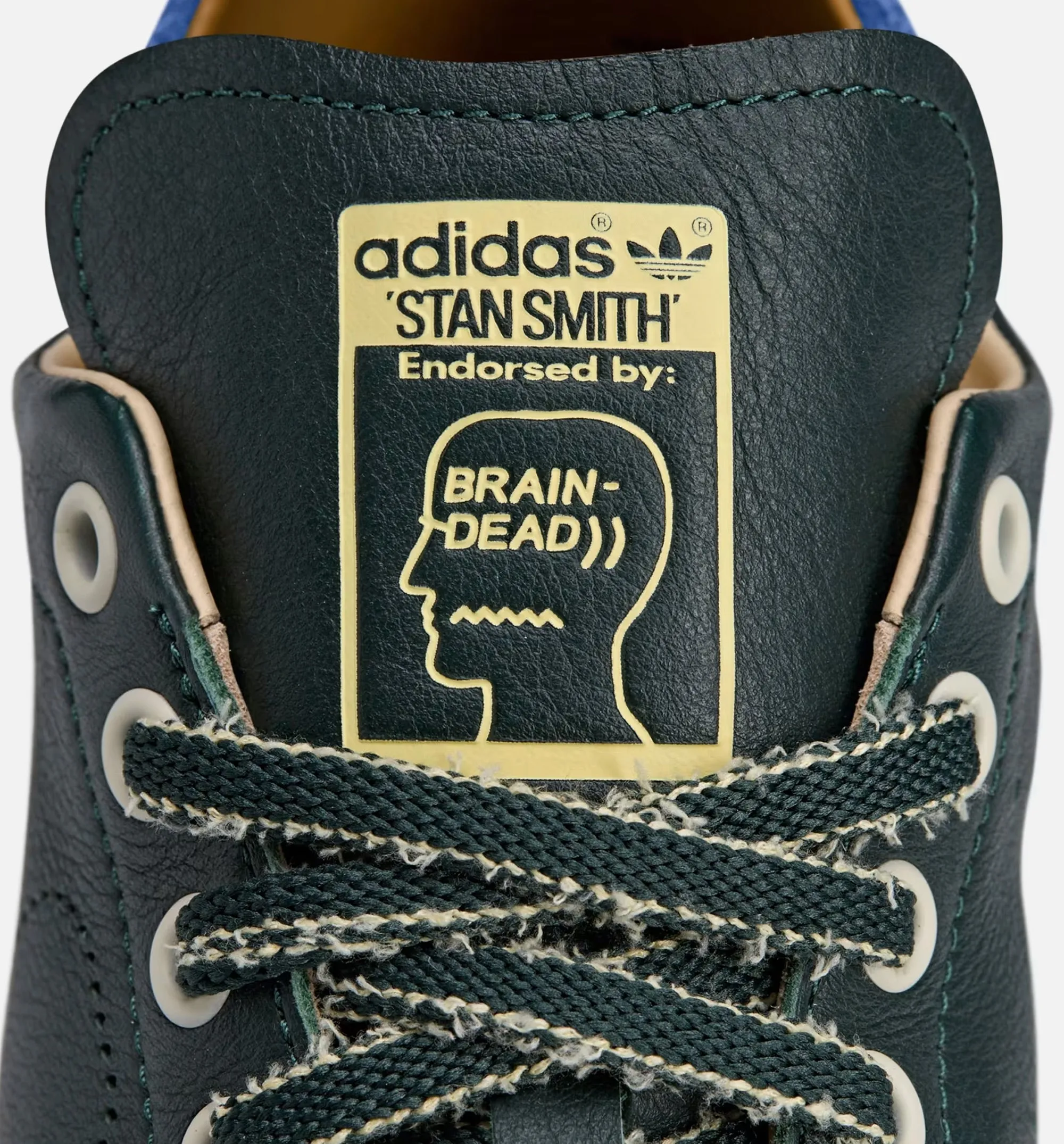 Brain Dead x Stan Smith Shadow Green Mens Lifestyle Shoe - Shadow Green/Light Blue/Sand sold by Nice Kicks Retail product image thumbnail 2