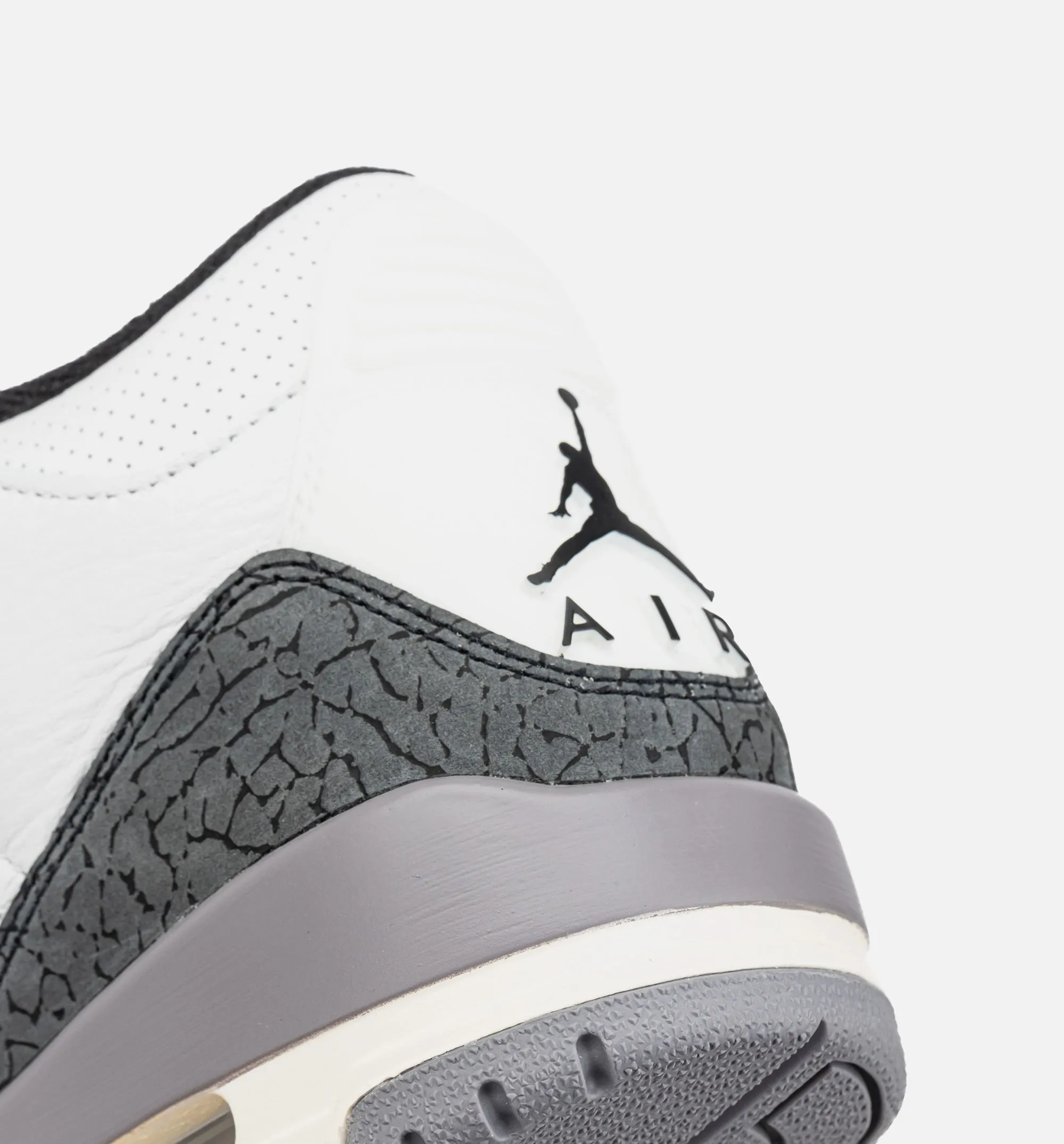 Air Jordan 3 Retro Cement Grey Mens Lifestyle Shoe - Summit White/Fire Red/Cement Grey/Black sold by Nice Kicks Retail product image thumbnail 3