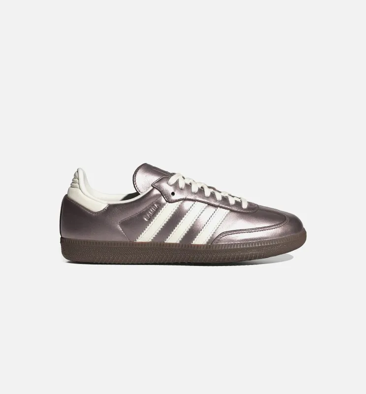 Samba OG LUX Metallic Purple Gum Womens Lifestyle Shoe - Metallic Purple/Gum made by Adidas
