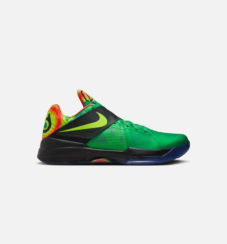 KD 4 Weatherman Mens Lifestyle Shoe - Lush Green/Volt/Black/Team Orange sold by Nice Kicks Retail