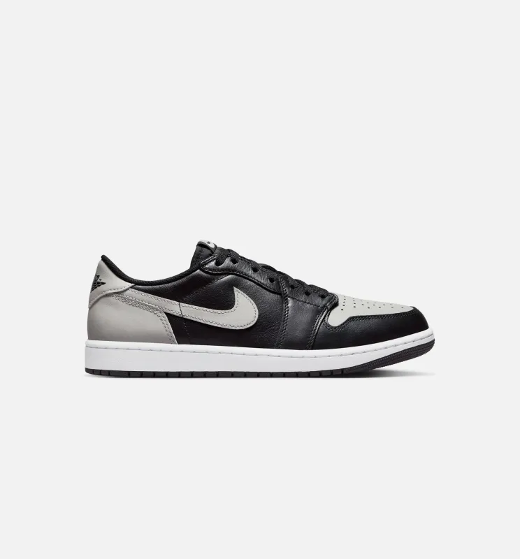 Air Jordan 1 Retro Low OG Shadow Mens Lifestyle Shoe - Black/Medium Grey/White Free Shipping made by Jordan