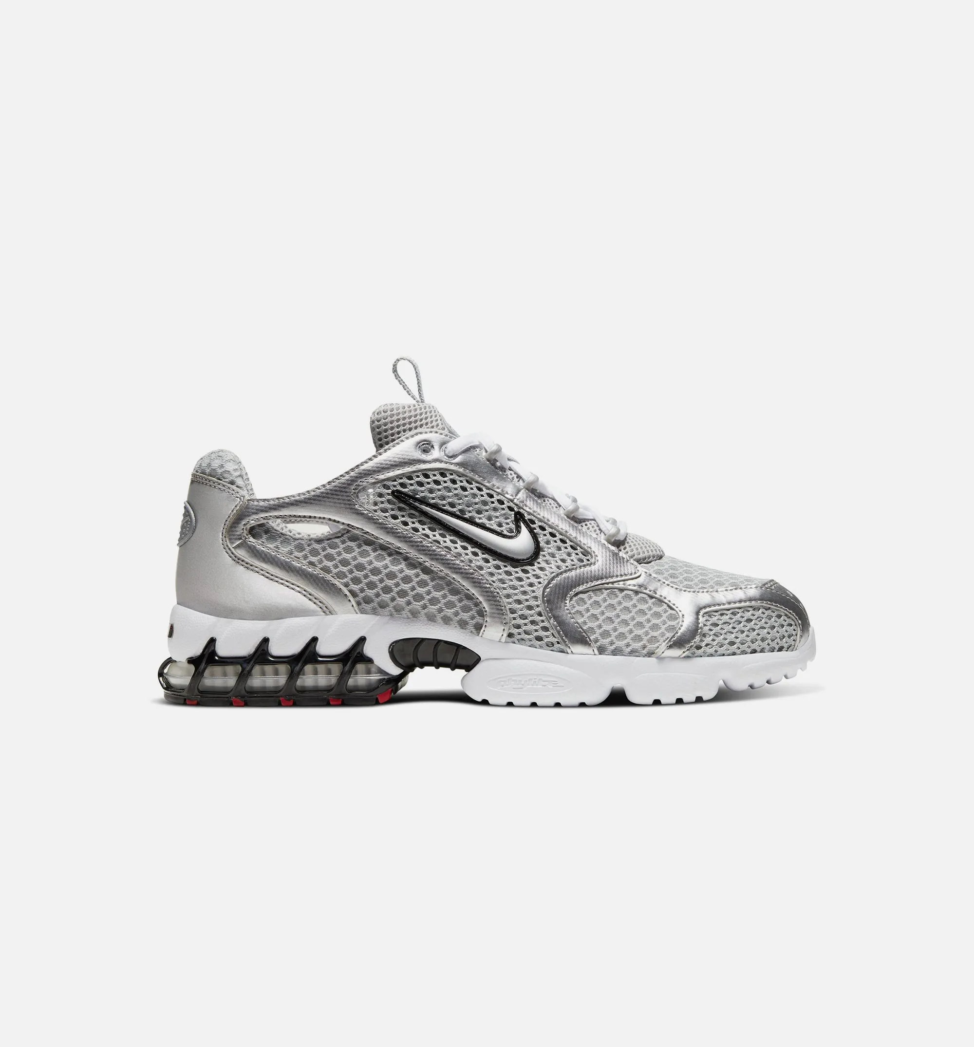 Air Zoom Spiridon Cage 2 Mens Lifestyle Shoe - Smoke Grey/Metallic Silver sold by Nice Kicks Retail