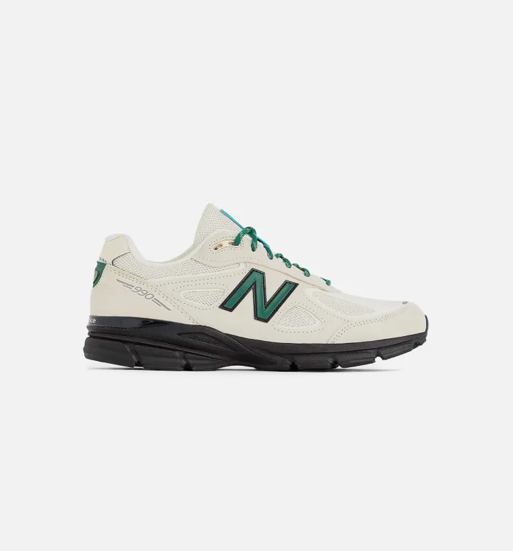Made in USA 990v4 Macadamia Mens Lifestyle Shoe - Macadamia/Black made by New Balance