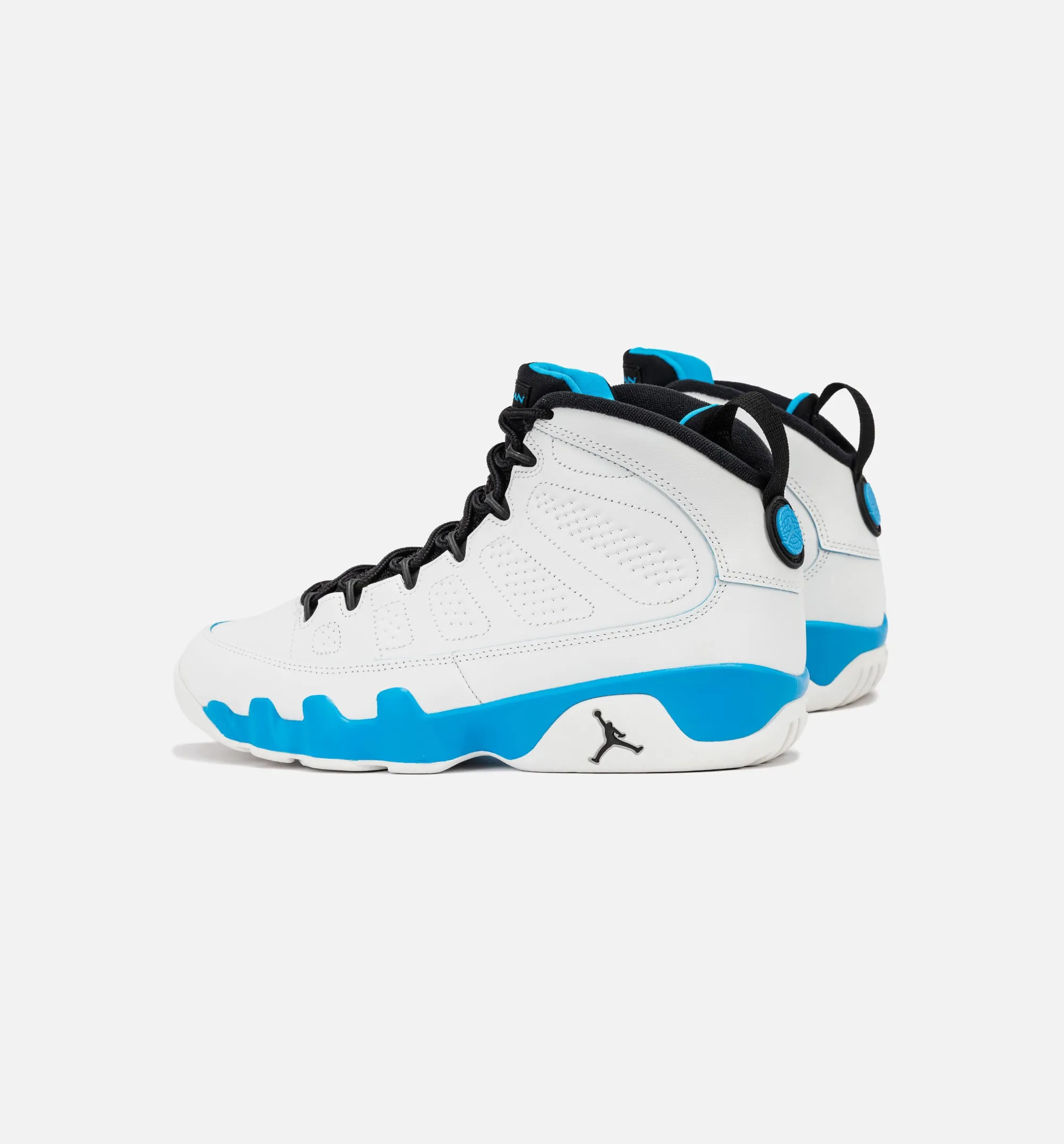 Air Jordan 9 Retro Powder Blue Mens Lifestyle Shoe - Summit White/Black/Powder Blue sold by Nice Kicks Retail product image thumbnail 3
