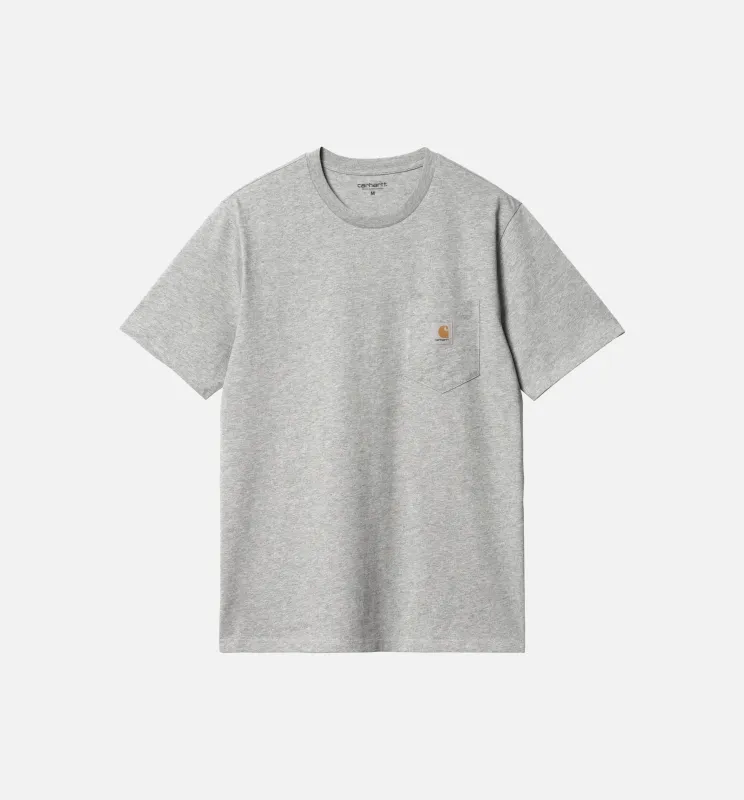 Pocket Mens Short Sleeve Shirt - Light Grey sold by Nice Kicks Retail