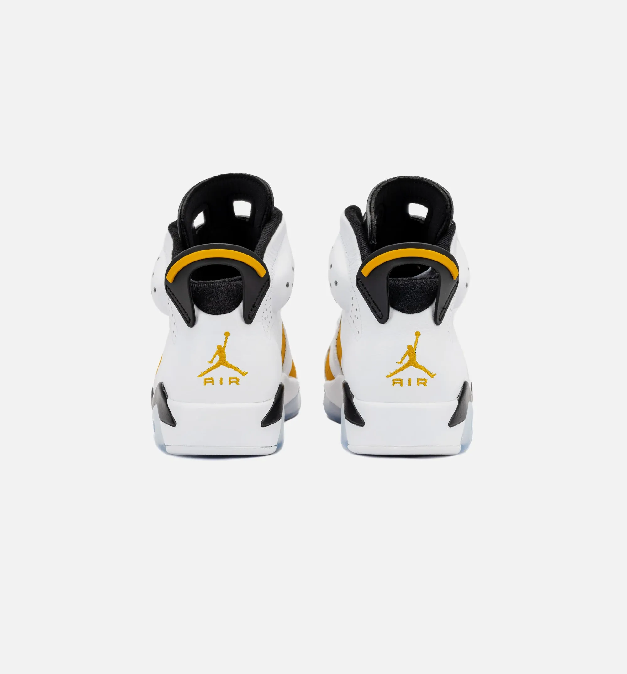 Air Jordan 6 Retro Yellow Ochre Mens Lifestyle Shoe - White/Yellow Ochre/Black Free Shipping sold by Nice Kicks Retail product image thumbnail 4