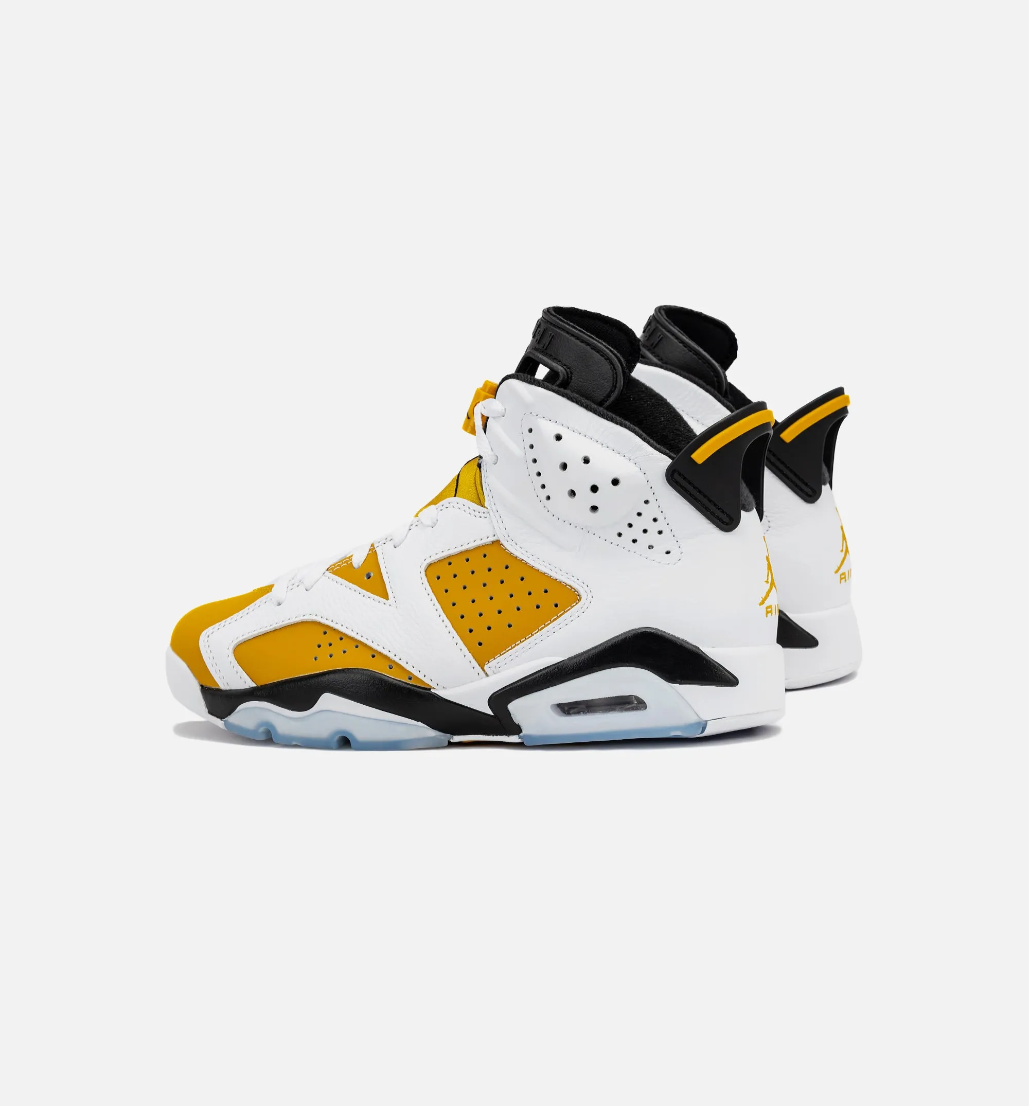 Air Jordan 6 Retro Yellow Ochre Mens Lifestyle Shoe - White/Yellow Ochre/Black Free Shipping sold by Nice Kicks Retail product image thumbnail 3