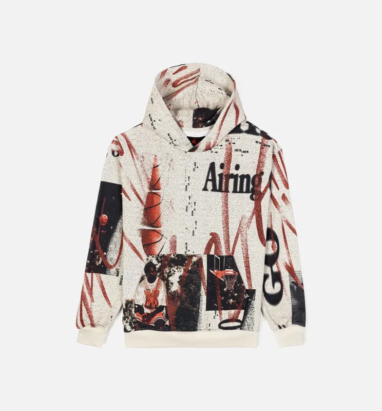 Heritage Knit Pullover Mens Hoodie - Sail made by Jordan
