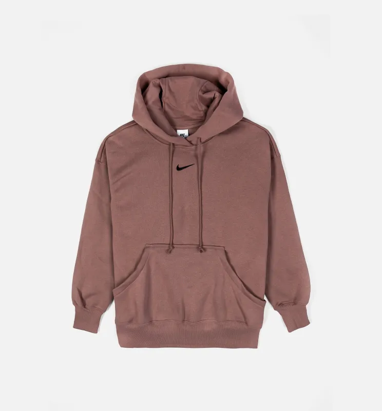 NSW Phoenix Fleece Pullover Womens Hoodie - Smokey Mauve made by Nike