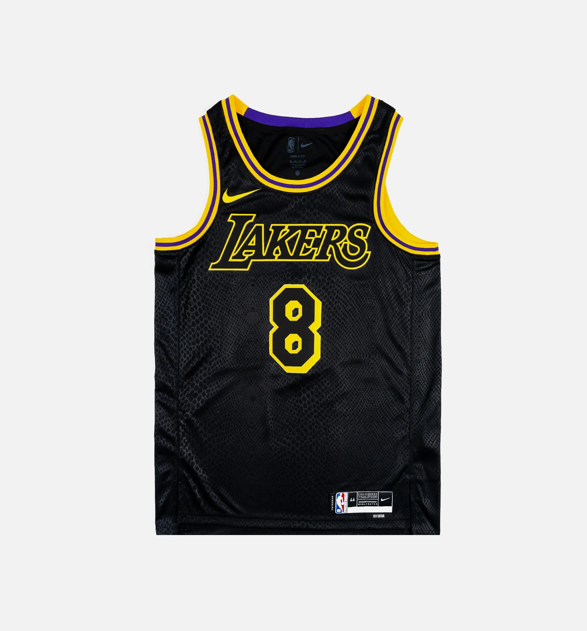 Los Angeles Lakers Kobe Bryant Mens Jersey - Black/Yellow sold by Nice Kicks Retail