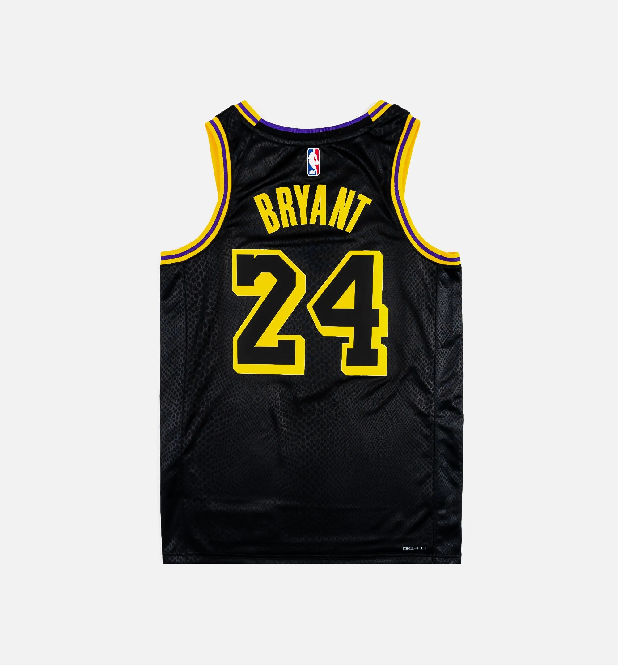 Los Angeles Lakers Kobe Bryant Mens Jersey - Black/Yellow sold by Nice Kicks Retail product image thumbnail 2