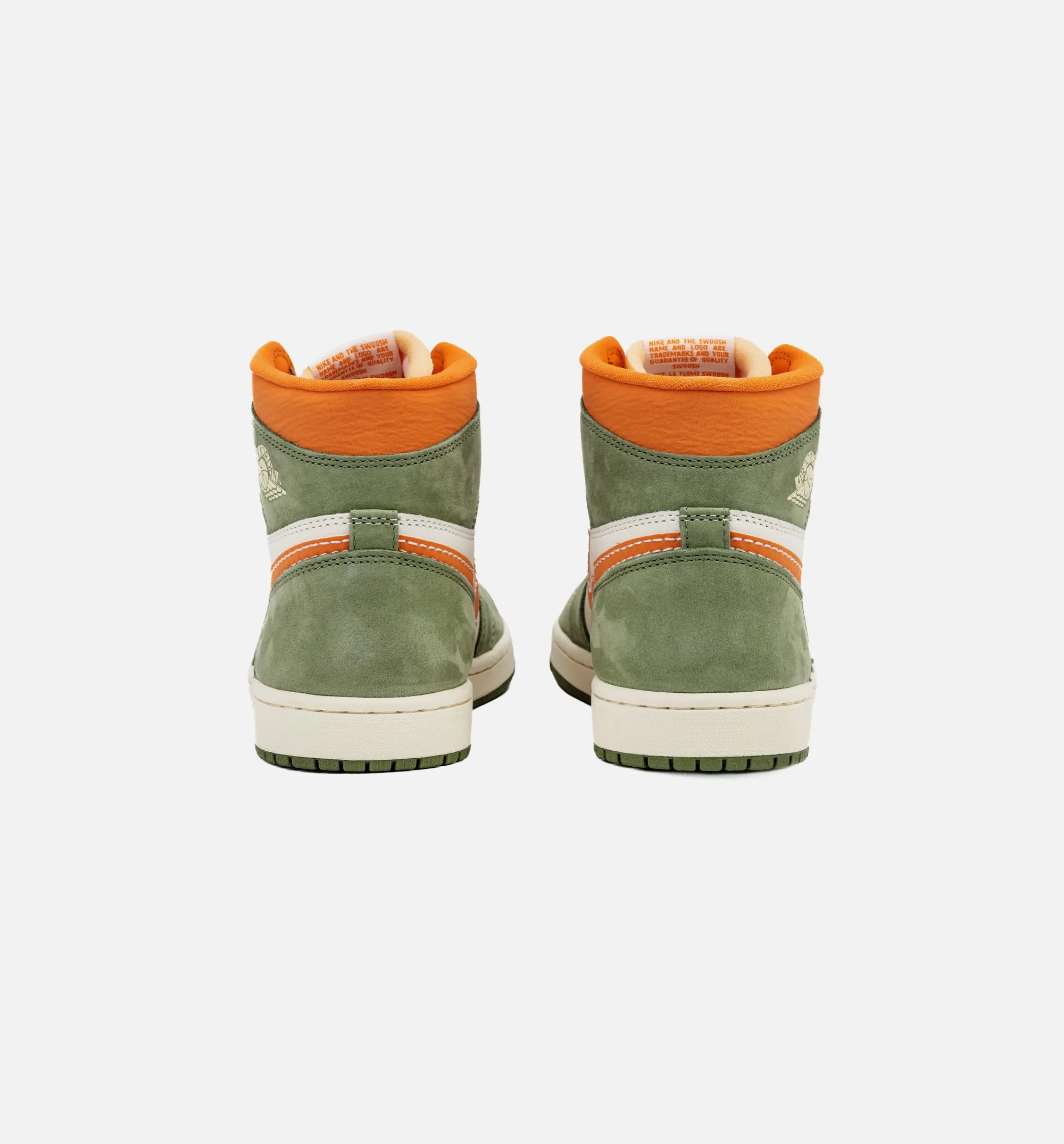 Air Jordan 1 High OG Craft Celadon Mens Lifestyle Shoe - Celadon/Bright Mandarin/Coconut Milk sold by Nice Kicks Retail product image thumbnail 4