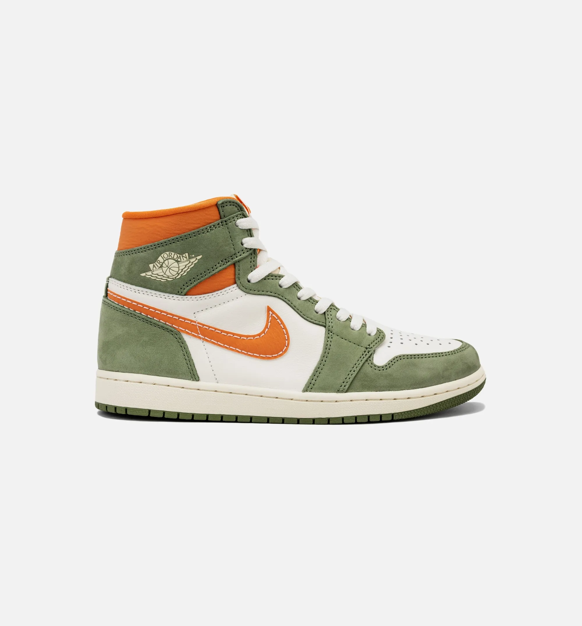 Air Jordan 1 High OG Craft Celadon Mens Lifestyle Shoe - Celadon/Bright Mandarin/Coconut Milk sold by Nice Kicks Retail