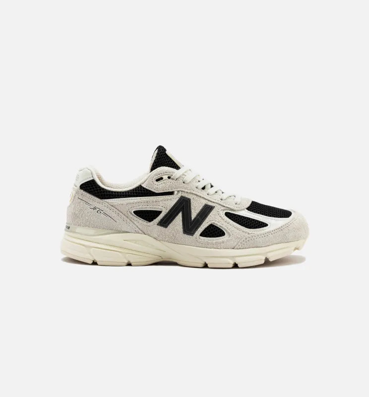 Joe Freshgoods x 990v4 Made In USA 1998 Intro Mens Lifestyle Shoe - Cream/Black Limit One Per Customer made by New Balance