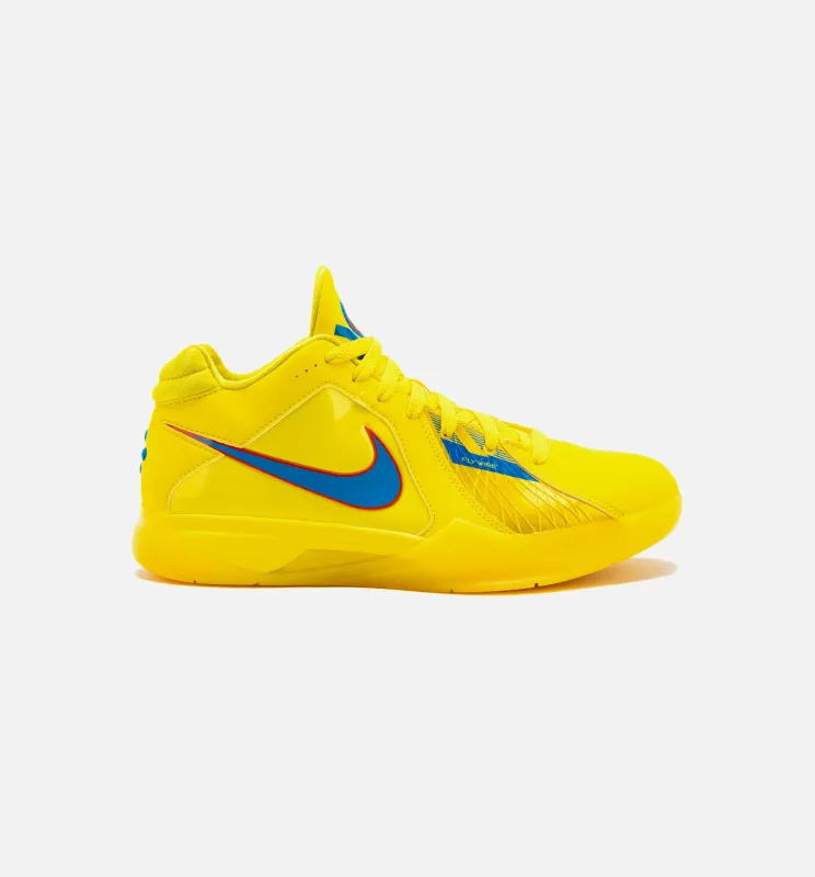 Zoom KD III Christmas Mens Lifestyle Shoe - Vibrant Yellow/Photo Blue/Team Orange sold by Nice Kicks Retail