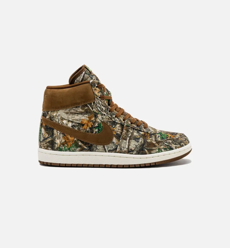 Air Ship Realtree Camo Mens Lifestyle Shoe - Oil Green/Military Brown/Sail made by Jordan