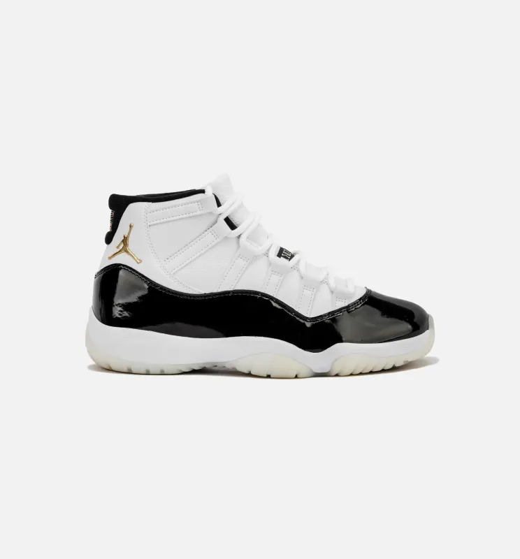 Air Jordan 11 Retro Gratitude Mens Lifestyle Shoe - White/Black/Metallic Gold made by Jordan