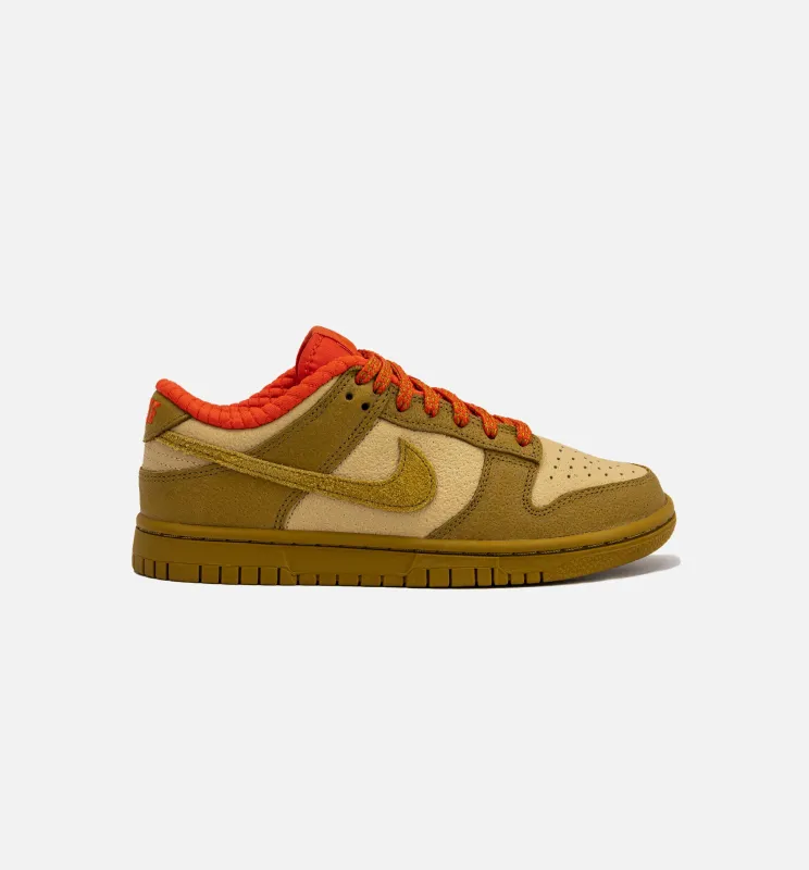 Dunk Low Bronzine Picante Red Womens Lifestyle Shoe - Sesame/Bronzine/Picante Red made by Nike