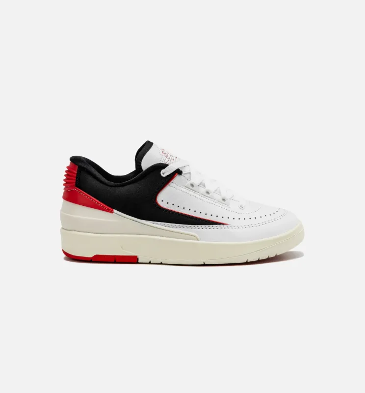 Air Jordan 2 Low Chicago Twist Womens Lifestyle Shoe - White/University Red made by Jordan