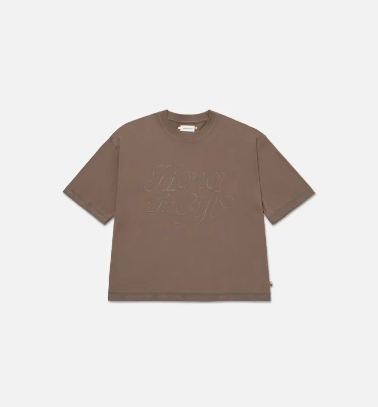 HTG Box Mens Short Sleeve Shirt - Brown made by Nice Kicks Retail