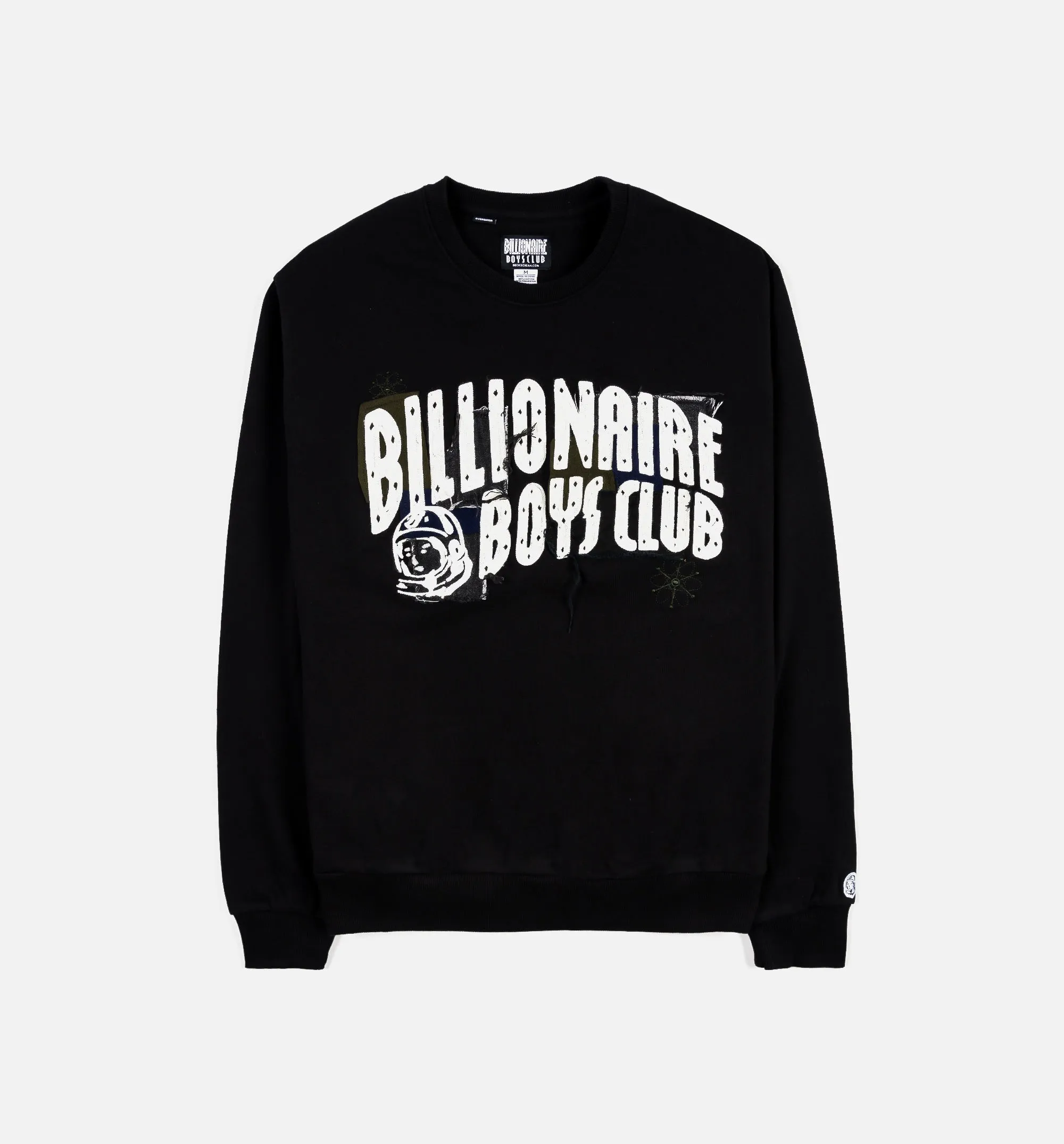 BB Arch Logo Mens Crewneck - Black/White sold by Nice Kicks Retail