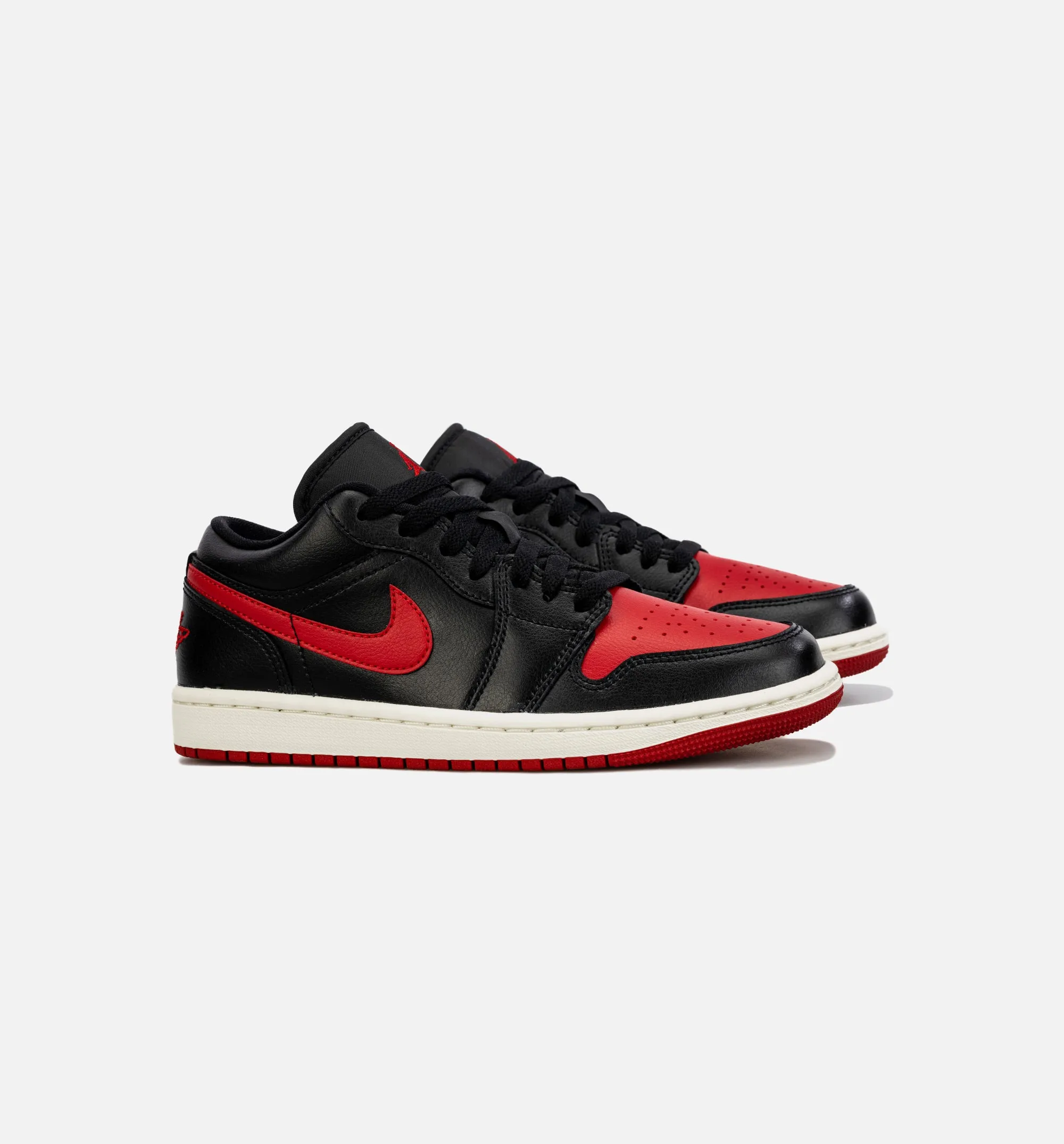 Air Jordan 1 Low Bred Sail Womens Lifestyle Shoe - Black/Red sold by Nice Kicks Retail product image thumbnail 2
