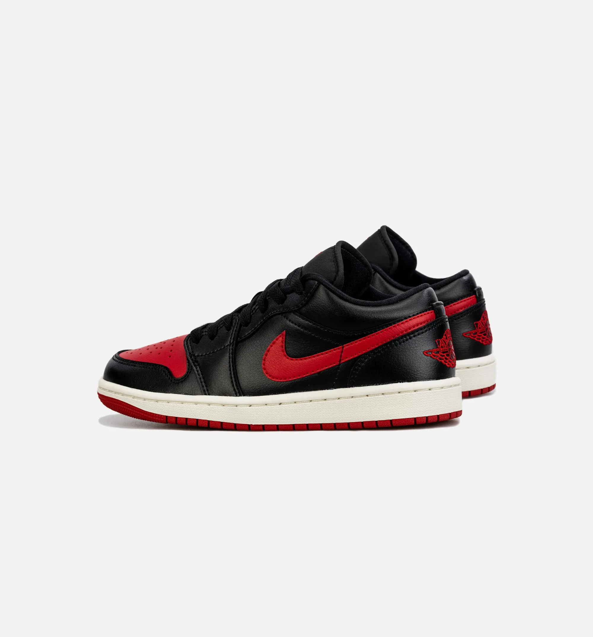 Air Jordan 1 Low Bred Sail Womens Lifestyle Shoe - Black/Red sold by Nice Kicks Retail product image thumbnail 3