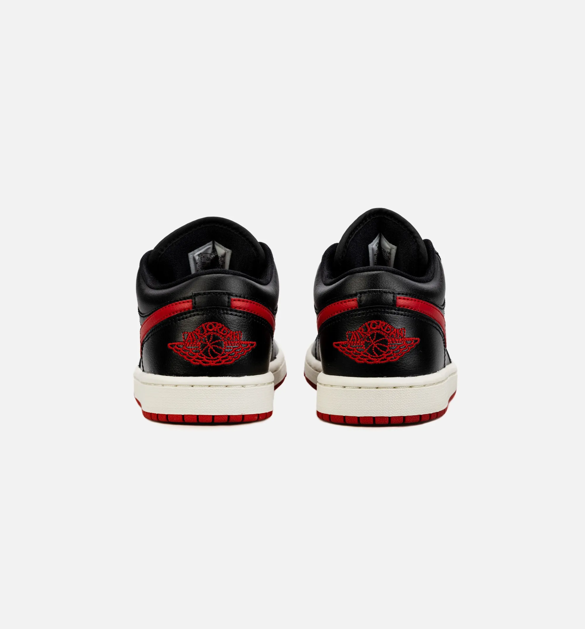 Air Jordan 1 Low Bred Sail Womens Lifestyle Shoe - Black/Red sold by Nice Kicks Retail product image thumbnail 4