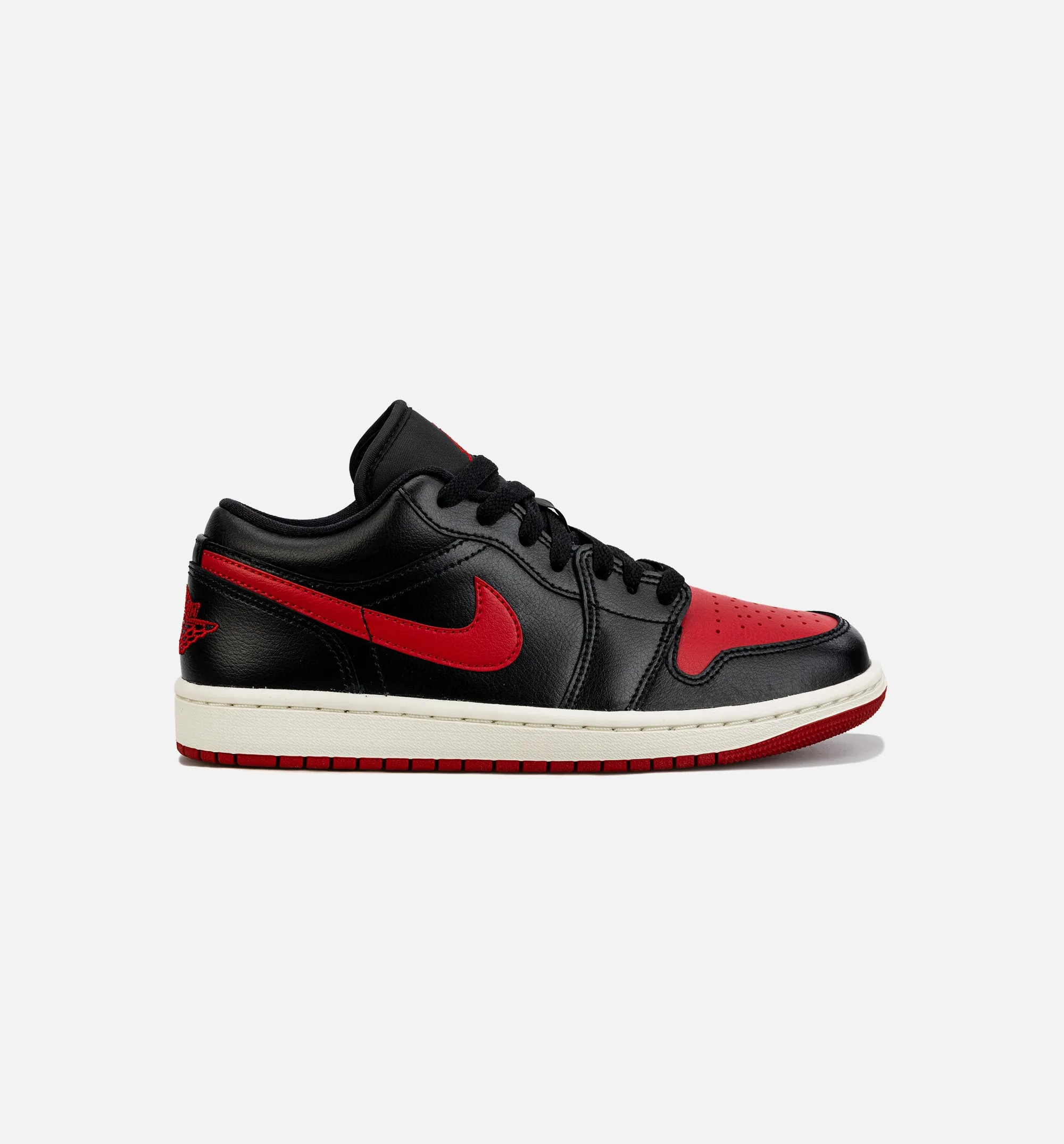 Air Jordan 1 Low Bred Sail Womens Lifestyle Shoe - Black/Red sold by Nice Kicks Retail