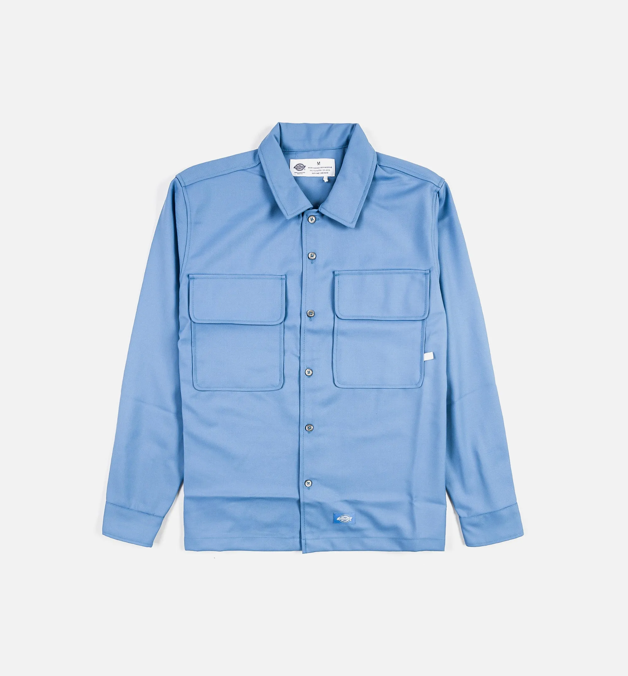 Twill Work Mens Long Sleeve Shirt - Blue sold by Nice Kicks Retail