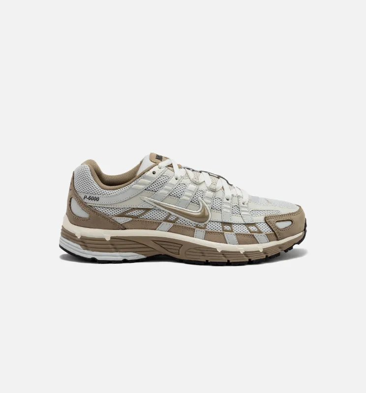 P 6000 PRM Khaki Mens Lifestyle Shoe - Khaki/White made by Nike