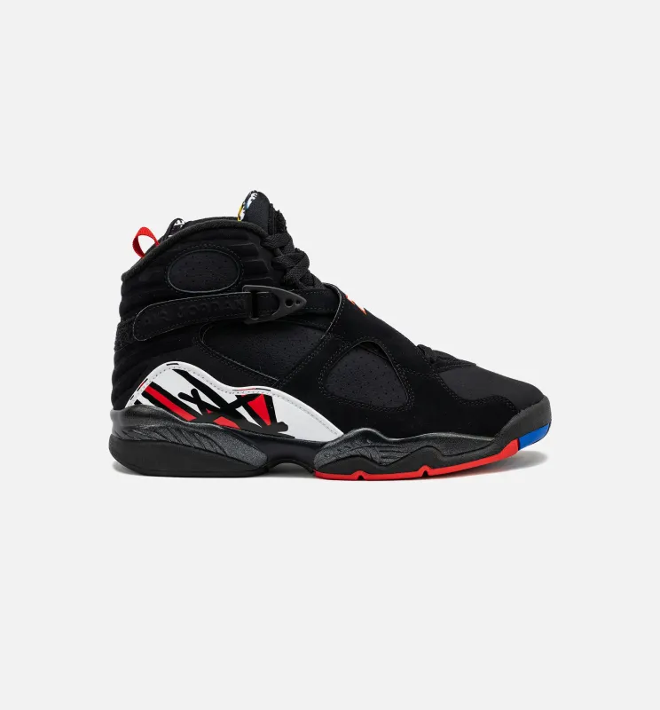 Air Jordan 8 Retro Playoffs Mens Lifestyle Shoe - Black made by Jordan