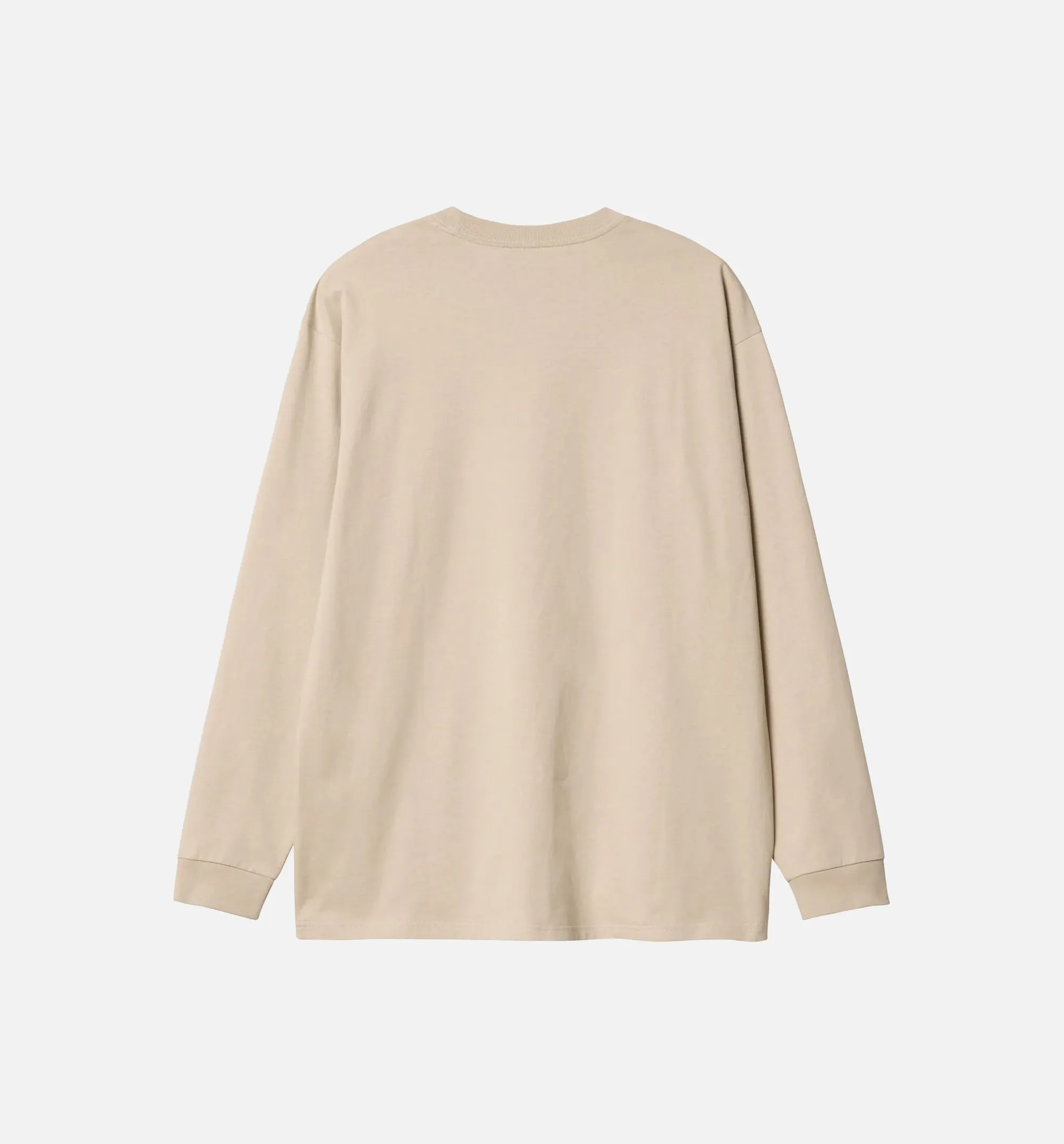 Script Mens Long Sleeve Shirt - Beige sold by Nice Kicks Retail product image thumbnail 2