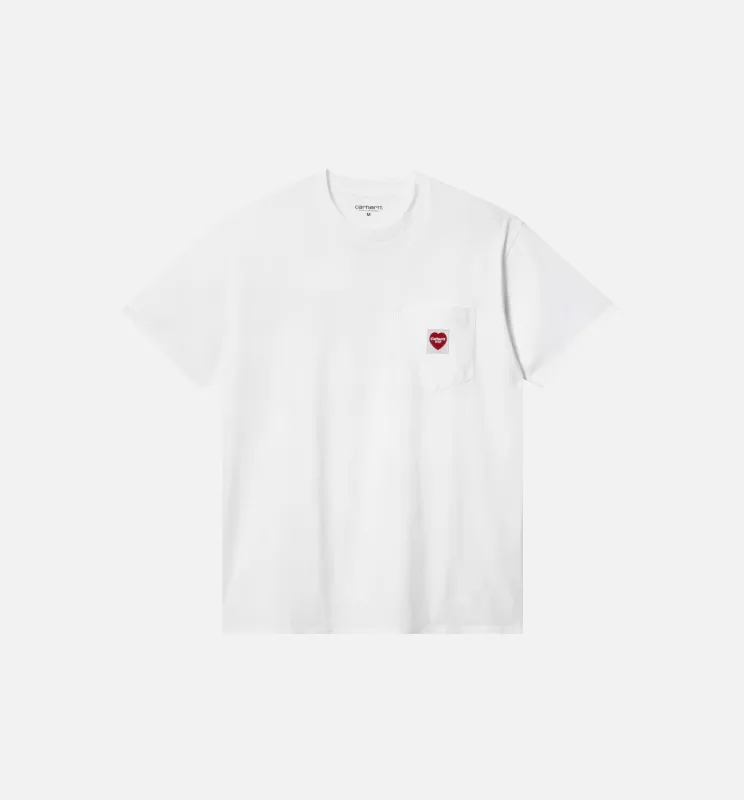 Loose Fit Heavyweight Mens Short Sleeve Shirt - White made by Carhartt WIP