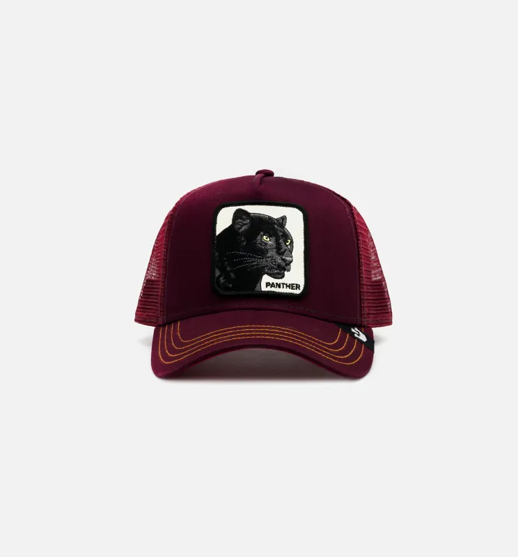The Panther Trucker Mens Hat- Maroon sold by Nice Kicks Retail