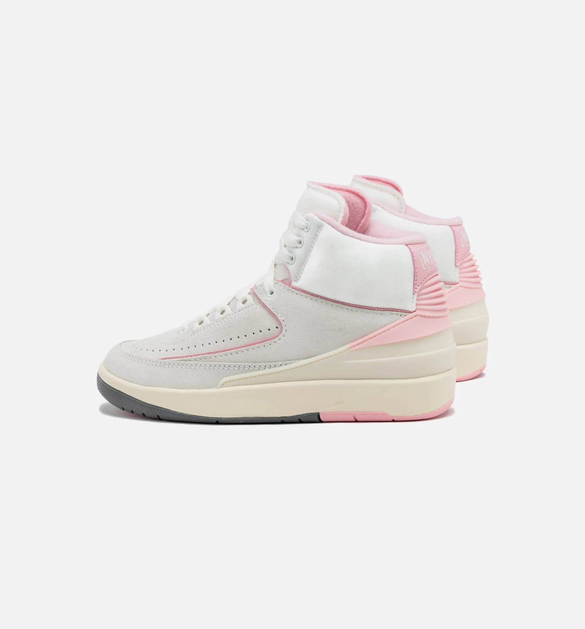 Air Jordan 2 Retro Soft Pink Womens Lifestyle Shoe - Summit White/Medium Soft Pink Free Shipping sold by Nice Kicks Retail product image thumbnail 3