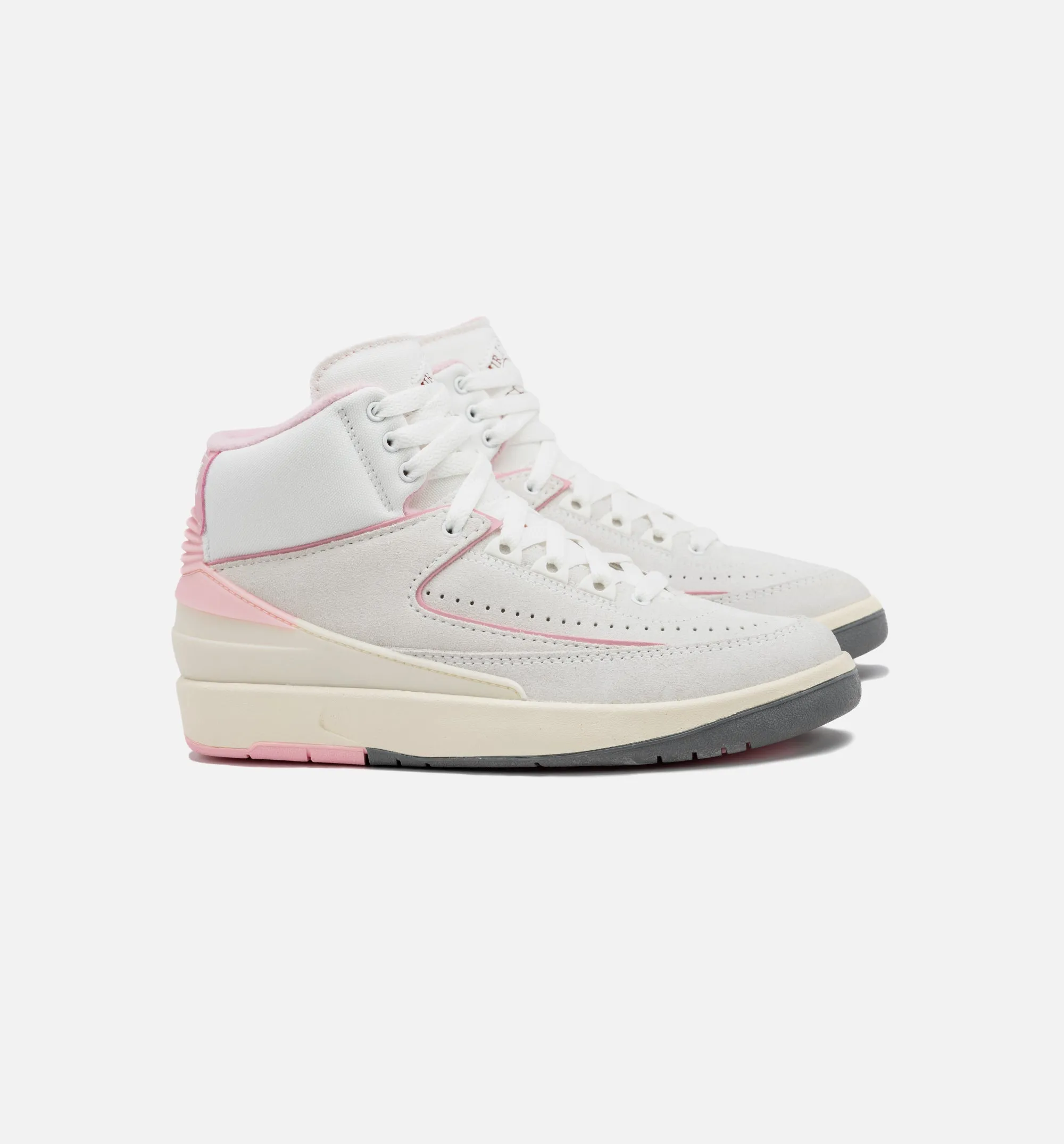 Air Jordan 2 Retro Soft Pink Womens Lifestyle Shoe - Summit White/Medium Soft Pink Free Shipping sold by Nice Kicks Retail product image thumbnail 2